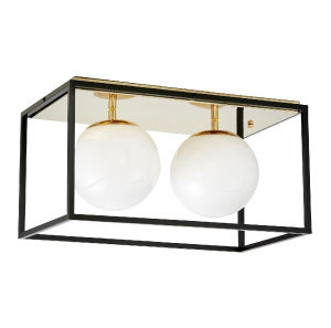 Потолочный светильник Lumina Deco Maldini LDC 8060-2 F.GD+BK