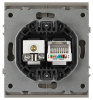 Розетка Эра Arktik 16-3110-07 комбинированная RJ45+TV титан Б0070500