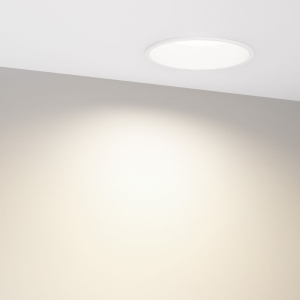 Встраиваемый светильник Arlight MS-BREEZE-BUILT-R125-16W Day4000 (WH, 90 deg, 230V) (IP20 Металл) 035613(1)