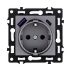 Розетка штепсельная SCHUKO 16A/250 В с USB A+C 20W, серый Kollinger Asthetik AS-016GY
