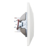 Розетка телефонная RJ11 + компьютерная RJ45 скрытой установки IP20,слоновая кость "Дельта" General 477279