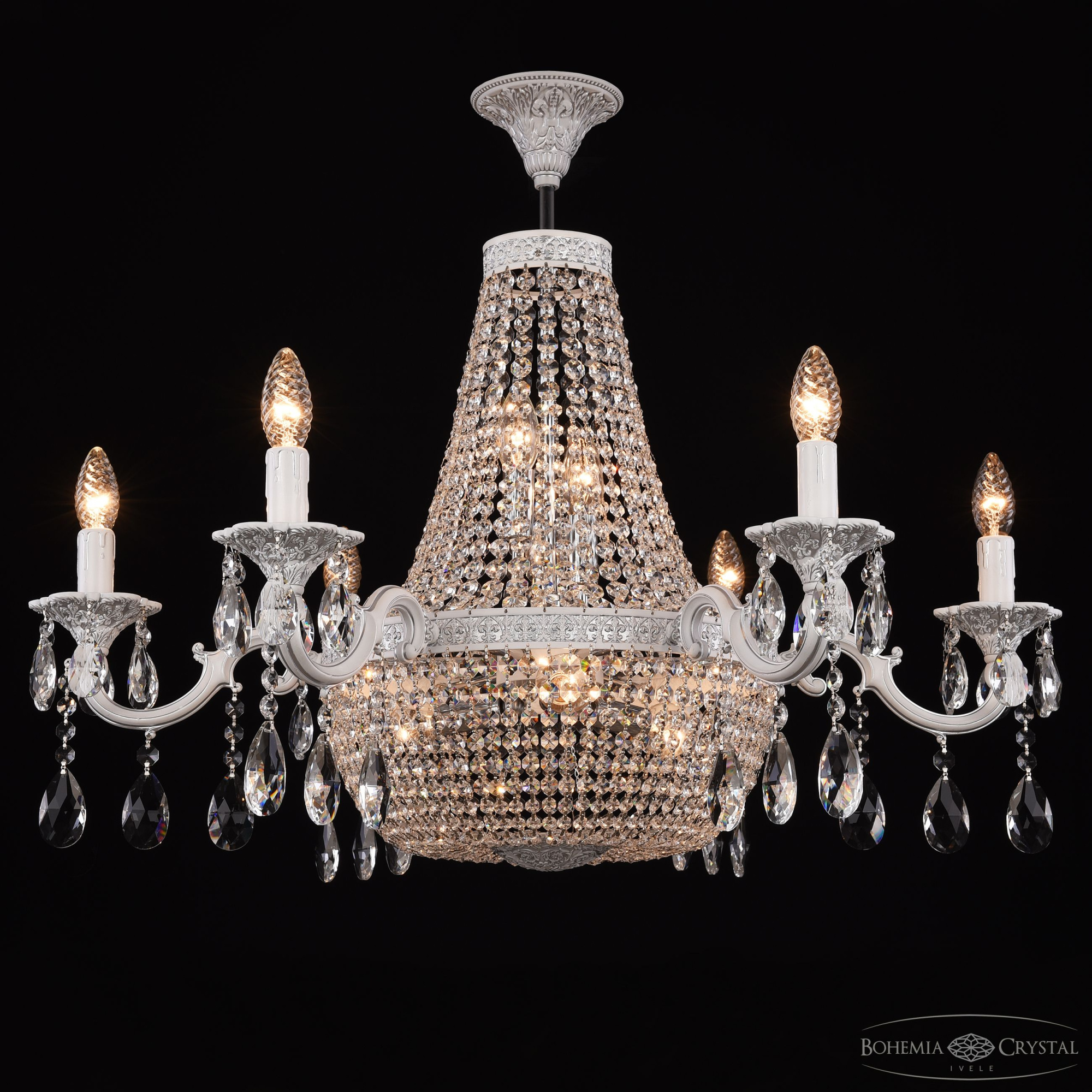 Подвесная люстра Bohemia Ivele Crystal AL2205H201/6/80FL WMN