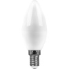Лампа светодиодная Feron E14 7W 6400K свеча матовая SBC3707 55169