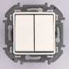 Переключатель двухклавишный Legrand Inspiria 673655