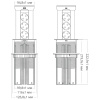 Блок розеток 17 (12 секций и USB type A+C) беспроводная зарядка Mebax 00-00002600