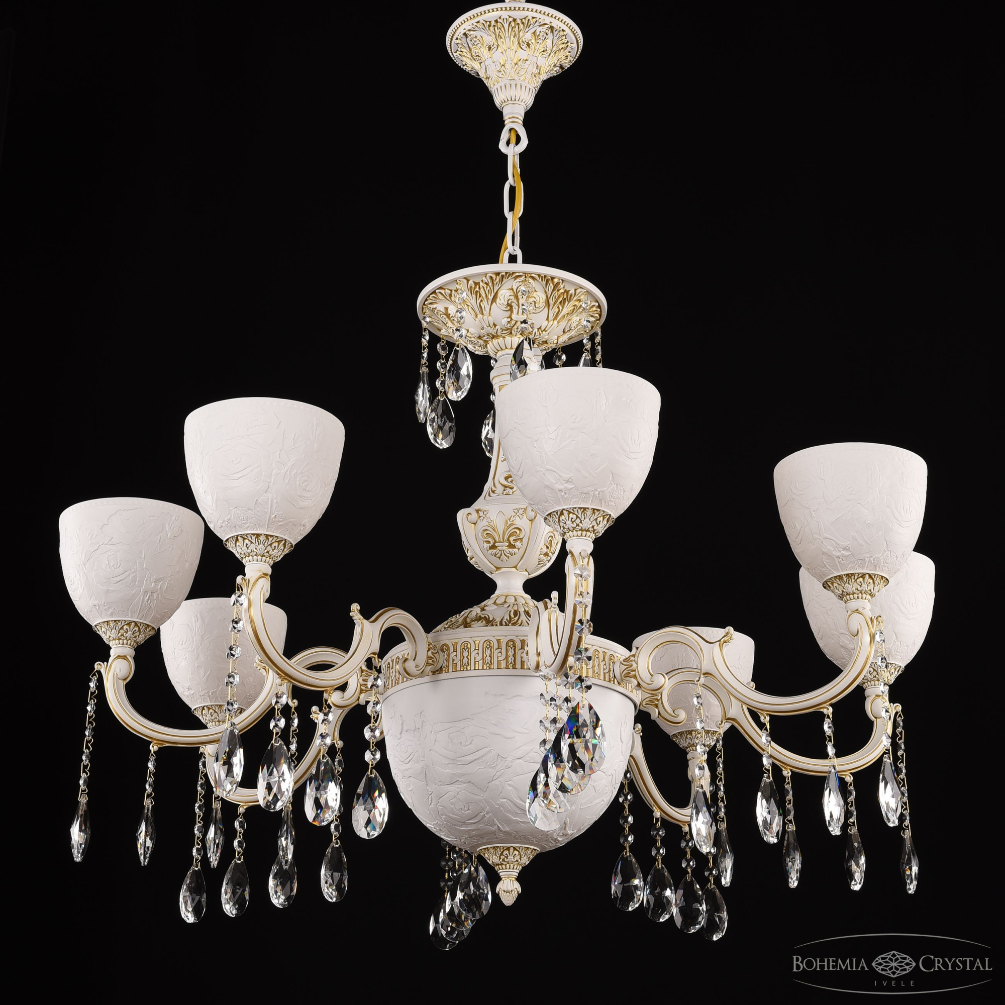 Подвесная люстра Bohemia Ivele Crystal AL78101P/8/250 A WMG P1 U Rose
