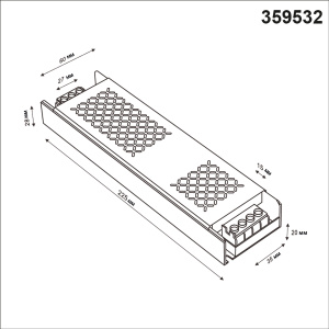 Драйвер Novotech Drive Glat IP20 400W 48V 359532