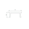Экран Arlight COMFORT10-V-FANTOM-2000 OPAL 052559