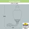 Уличный настенный светильник Fumagalli C50.171.000.AYE27