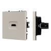 Розетка HDMI софт-тач кашемир Arlight SCT-MHD1-SFPL-CA 061842(1)