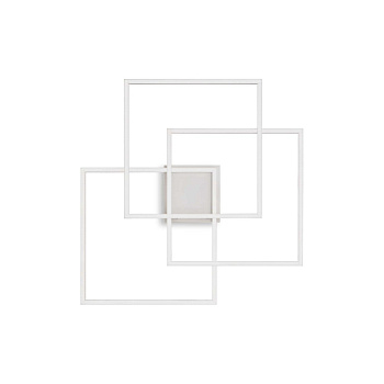 Настенный светильник Ideal lux FRAME PL QUADRATO BIANCO 230702