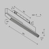 Трековый магнитный светильник Maytoni Technical Points Rot Exility X TR242-4-12WTW-DSZ-B