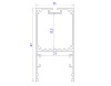 Алюминиевый профиль Ambrella Light Profile System GP3000BK