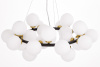 Подвесная люстра Lumina Deco Marsiada LDP 6033-25 BK+MD