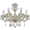 Подвесная люстра Bohemia Ivele Crystal 5417/6/165 G Clear/M-1G