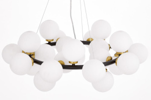 Подвесная люстра Lumina Deco Marsiada LDP 6033-25 BK+MD
