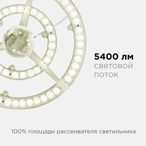 Светодиодный модуль со встроенным драйвером Apeyron 185-265В 72Вт 5400 лм 2700K 02-34