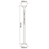 Торшер Arte Lamp Duetto A4329PN-2CC