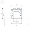 Профиль Arlight LINIA32-FANTOM-TRAY-3000 ANOD (Алюминий) 062190