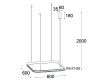 Подвесная люстра Italline IT013-6031 gold 3000K