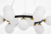 Подвесная люстра Lumina Deco Marsiada LDP 6033-15 BK+MD