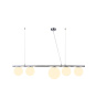 Подвесная люстра Lumina Deco Baristica LDP 6012-5 CHR+WT