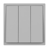 Механизм выключателя трехклавишный непроходной Arlight SWT-NOBE-MK03-SFPL-IS (230V, 10A) (Никель) 061800