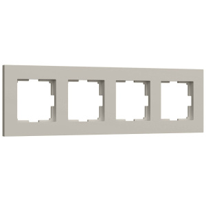 Рамка на 4 поста Werkel Slab (дымчатый софт) W0042917 4690389218453 a071628