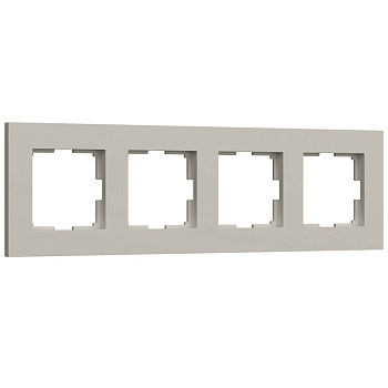 Рамка на 4 поста Werkel Slab (дымчатый софт) W0042917 4690389218453 a071628