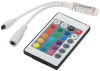 Контроллер Эра RGBController-12/24V-72/144W-IP20-IR мини для светодиодной ленты с ИК пультом Б0061110