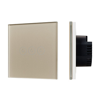 Выключатель сенсорный Arlight SWT-OMALI-S03-ZB-GD (250V, 10A, Zigbee) 050048