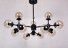 Люстра на штанге Lumina Deco Zodiak LDP 160-12 BK+TEA