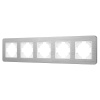 Рамка на 5 постов алюминиевая Arlight FRM-AKIRY-AL-5-SR 049734