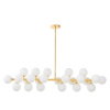 Люстра на штанге Lumina Deco Marsiada LDP 6033-24 GD