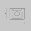 Комплект заглушек для профиля 16×12 10шт Maytoni Led Strip ALM-005-W-EC 642023