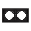Рамка пластиковая на 2 поста Arlight FRM-TENDO-SFPL-2-BK 054646