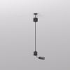 Подвод питания для подвесного монтажа трека Denkirs Smart Base TR2124-BK