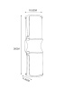 Уличный настенный светильник Arte Lamp Minchir A8306AL-2BK
