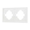 Рамка пластиковая на 2 поста Arlight FRM-TENDO-SFPL-2-WH 054649
