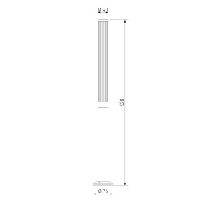 Ландшафтный светильник Elektrostandard Peak 35196/F черный 4690389218897 a071902