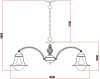 Подвесная люстра Arte Lamp A7022LM-7WG