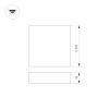 Потолочный светильник Arlight SP-Quadro-S500x500-50W Warm3000 034802