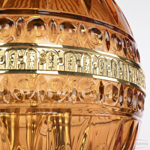 Настольная лампа Bohemia Ivele Crystal 5680L/22 G Amber/M-1G