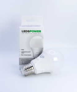 Светодиодная лампа LEDS POWER A60 E27 11Вт 4000К 006635