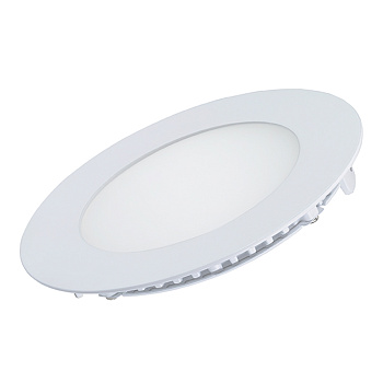 Встраиваемый светильник Arlight MS-EDGE-R120-6W Warm3000 (WH, 115 deg, 230V) (IP44 Металл) 049176