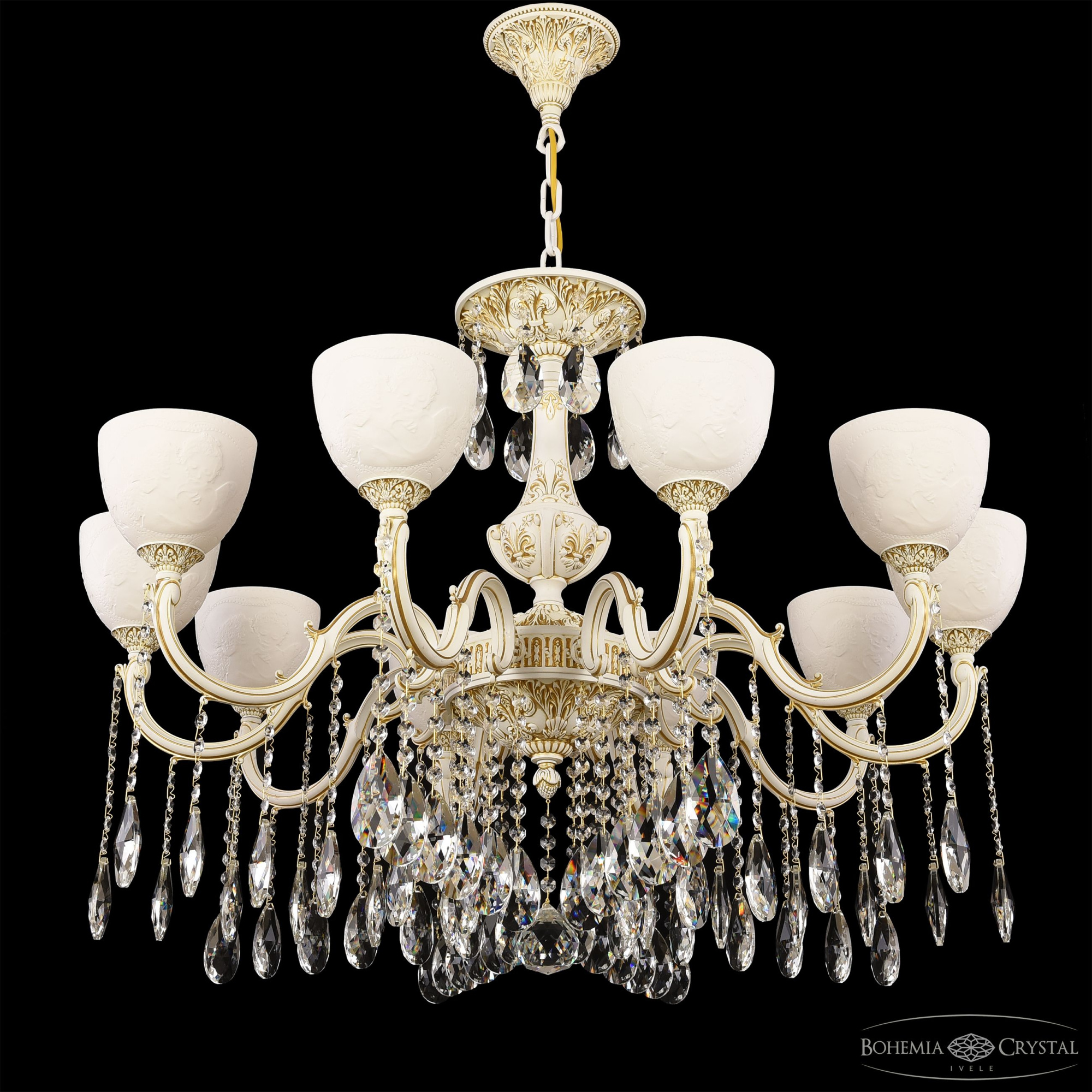 Подвесная люстра Bohemia Ivele Crystal AL78101/10/300 A WMG P1 U Angel
