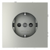 Розетка со шторками Voltum S70 VLS040205 (сталь)