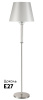 Торшер Crystal Lux Nicolas NICOLAS PT1 NICKEL/WHITE