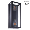 Уличный настенный светильник Arte Lamp Belfast A4569AL-2BK