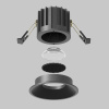 Встраиваемый светильник Maytoni Round DL058-12W-DTW-B